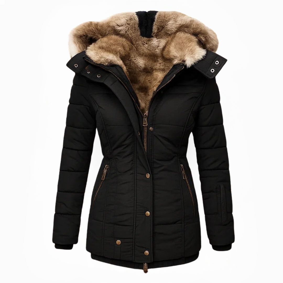 Kamryn | Insulated Hooded Fur-Lined Coat