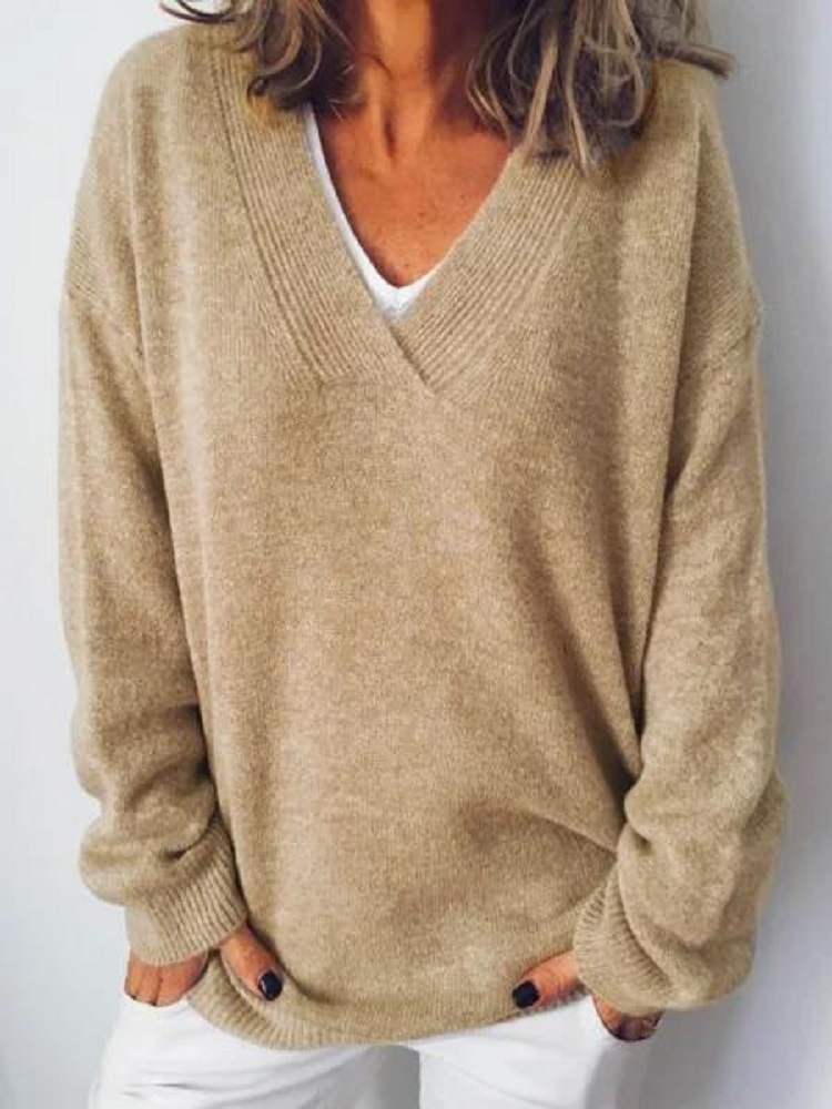 Monika - V-Neck Pullover