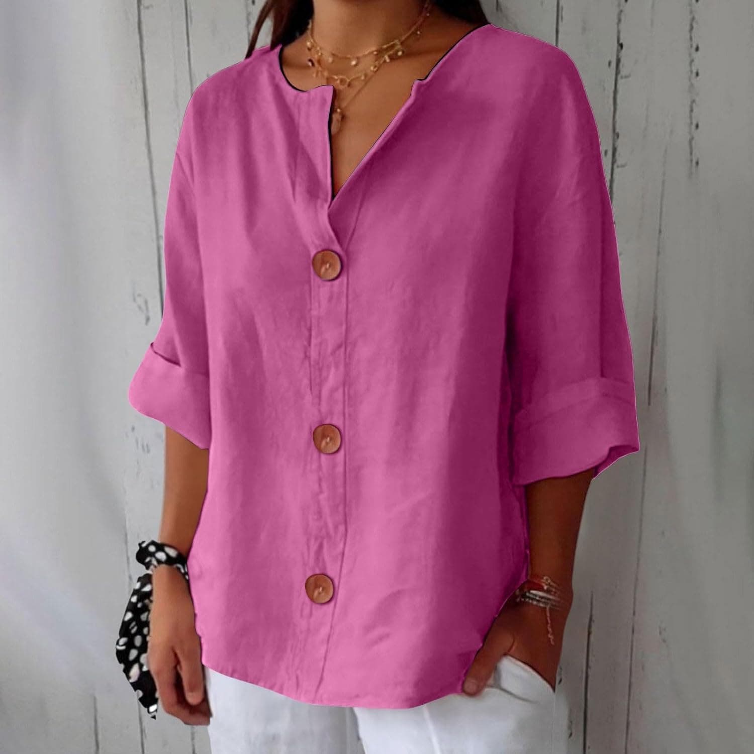 Elara Breezy Classic Everyday Blouse