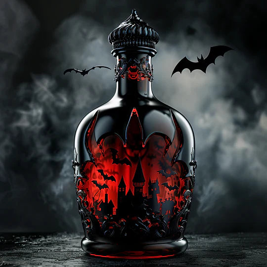 Haunted Ember | Halloween Decors Whiskey Bottle for Spooky Party Accent