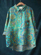 Lila - Elegant Floral Blouse