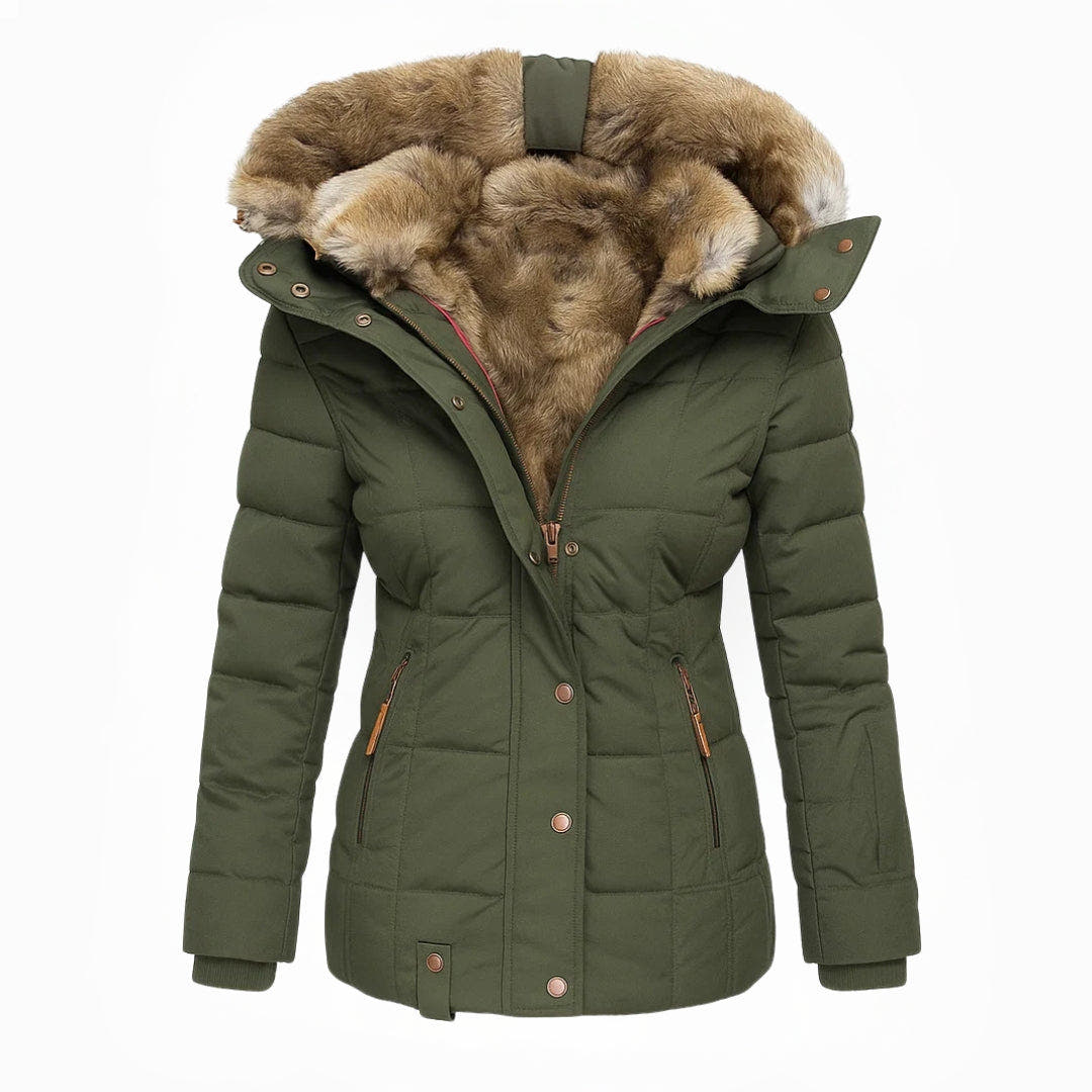 Kamryn | Insulated Hooded Fur-Lined Coat