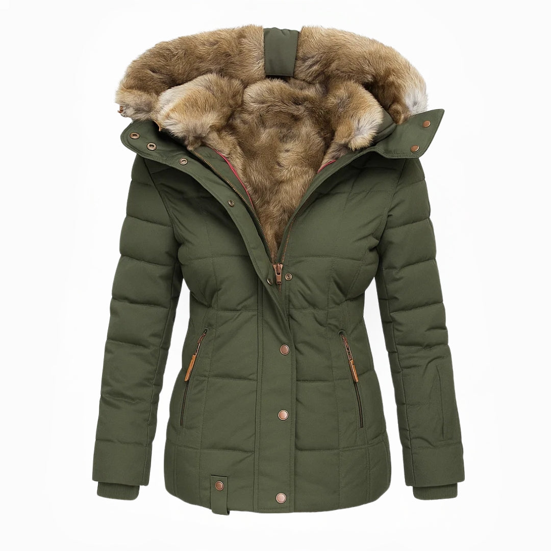 Kamryn | Insulated Hooded Fur-Lined Coat
