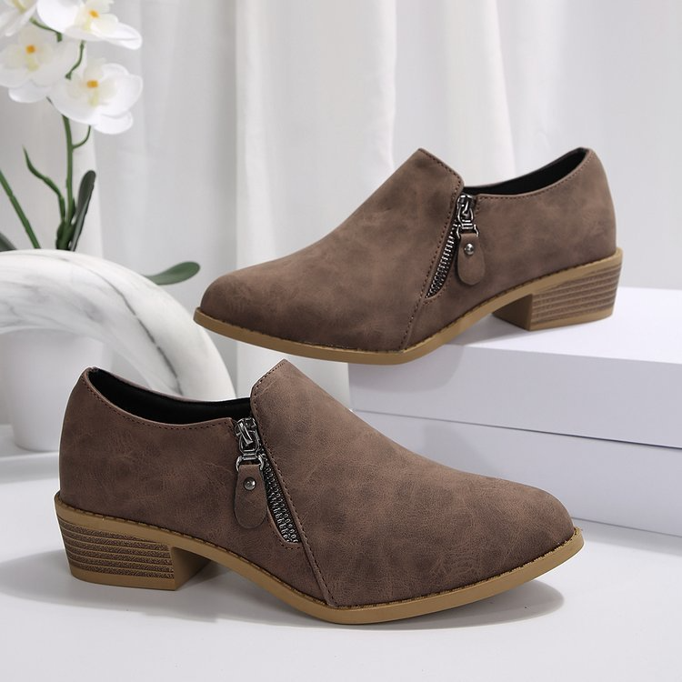 Loly - Side Zipper Orthopedic Boots