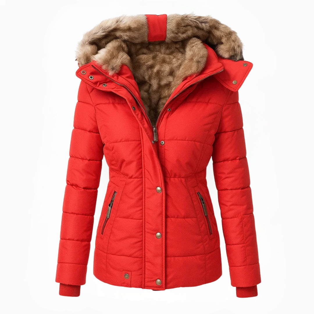 Kamryn | Insulated Hooded Fur-Lined Coat