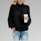 Leila Flattering Drape Classic Sweater