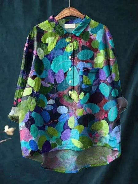 Lila - Elegant Floral Blouse