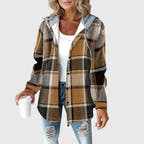 Aiden | Women's mesh jacket with button placket
