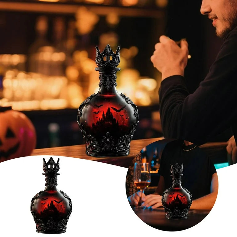 Haunted Ember | Halloween Decors Whiskey Bottle for Spooky Party Accent