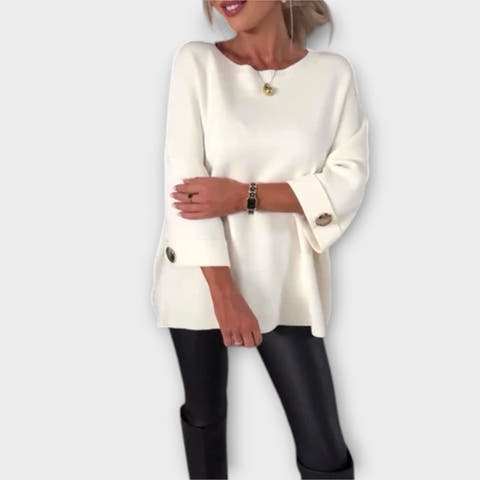Sophia Sweater Blouse Soft Knit Comfort