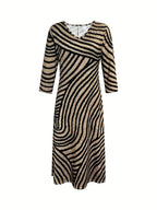 Warrina | Striped Dress for Women with Vintage Charm