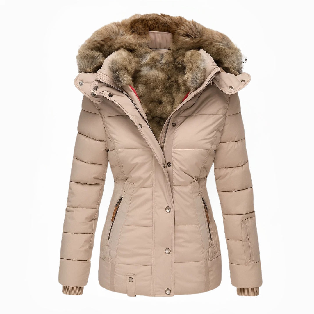 Kamryn | Insulated Hooded Fur-Lined Coat