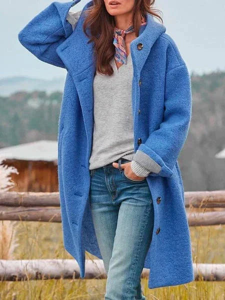 Eliana Cozy Button-Up Outdoor Jacket