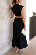 Solea - Stylish Cut-Out Dress