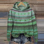Gaby | Ethnic Retro Hoodie