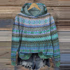 Gaby | Ethnic Retro Hoodie