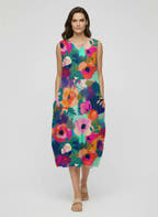 Women’s Breezy Tropical Midi Dress