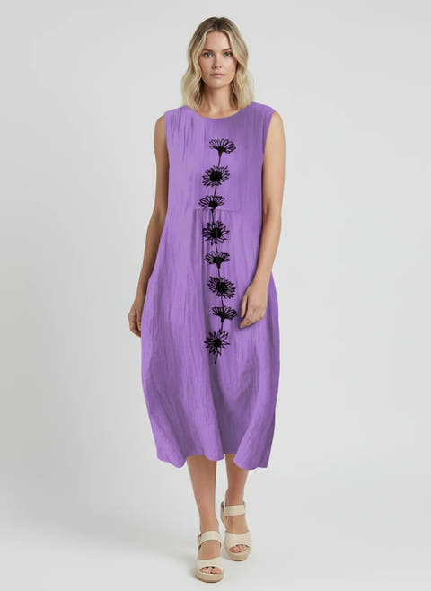 Women’s Everyday Midi Dress with Classic Silhouette