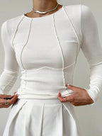 Nila -  Knitted Top Long Sleeve