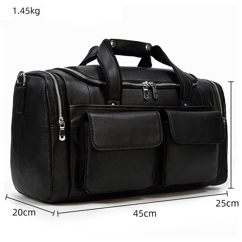 Carl - Black Travel Tote