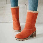 Harper Mid-Calf Wool Boot with Comfort and Stability