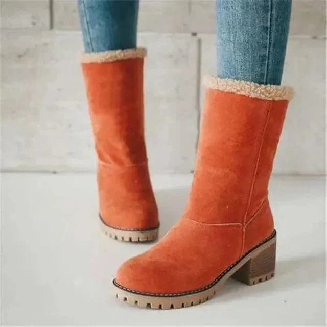 Harper Mid-Calf Wool Boot with Comfort and Stability