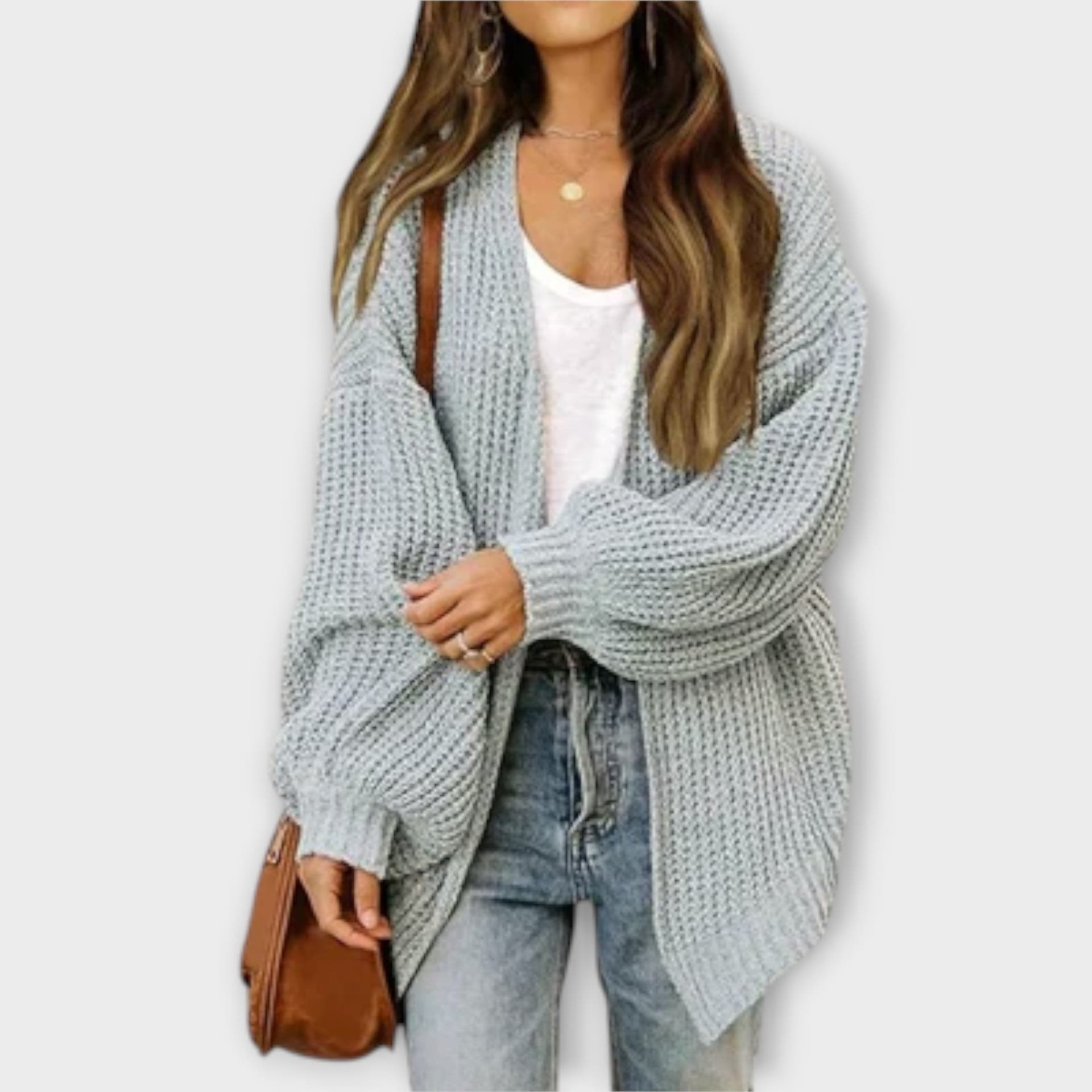 Maya Knit Cardigan with Figure-Flattering Fit