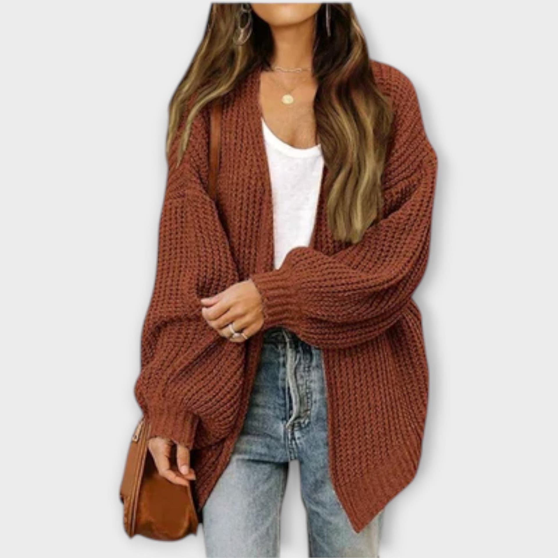 Maya Knit Cardigan with Figure-Flattering Fit
