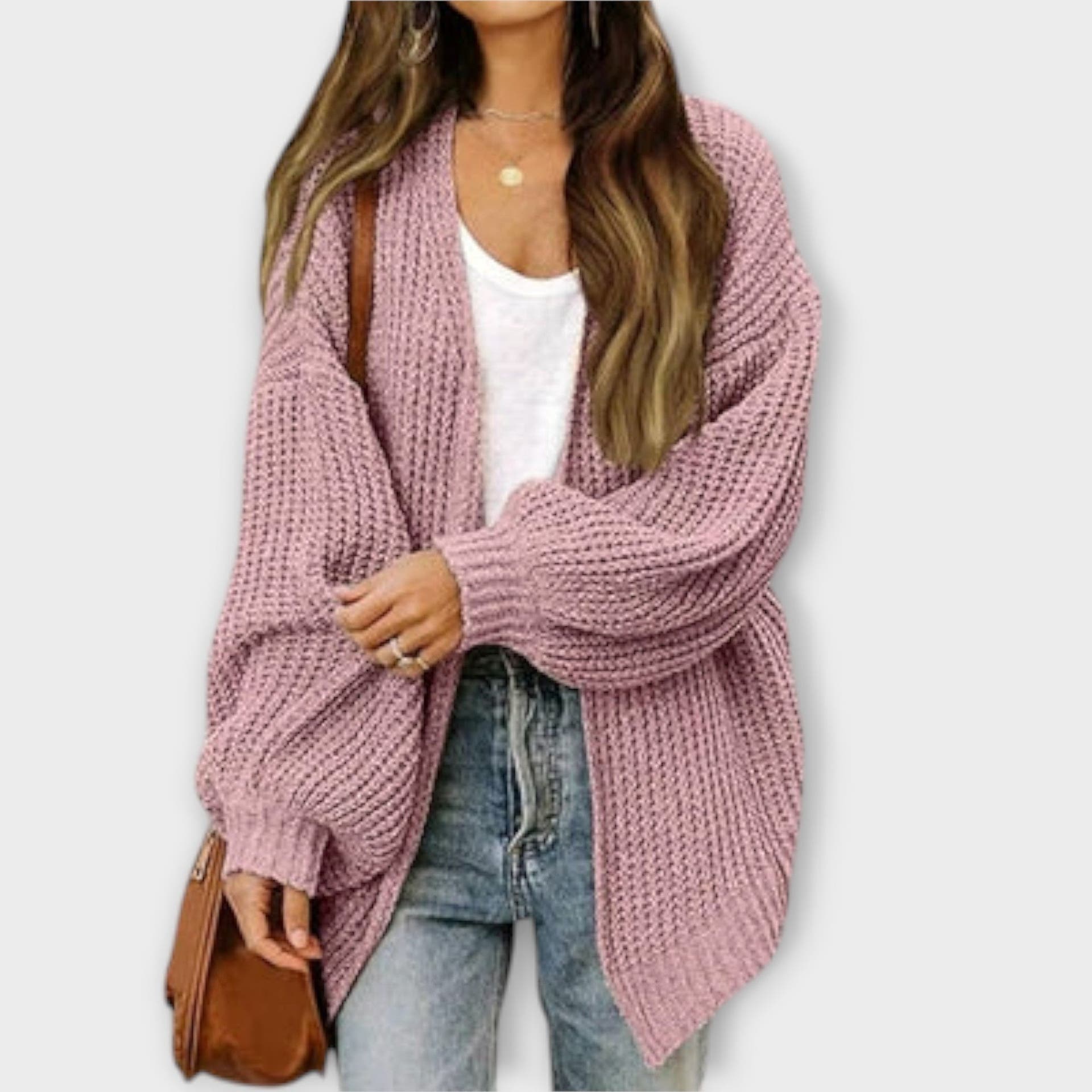 Maya Knit Cardigan with Figure-Flattering Fit