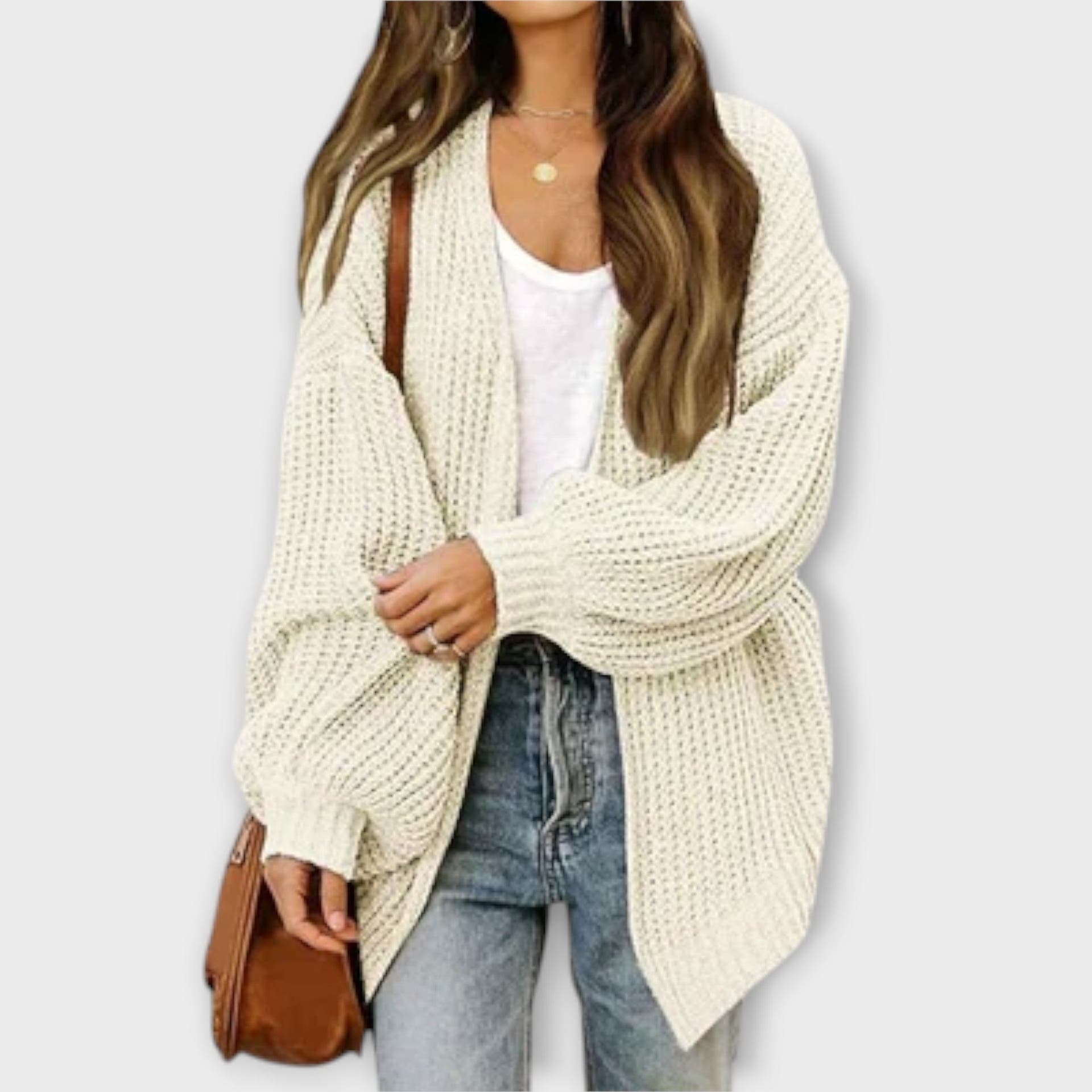 Maya Knit Cardigan with Figure-Flattering Fit