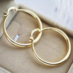 Abbey | Large Hoop Earrings for Women for Bold Chic Style