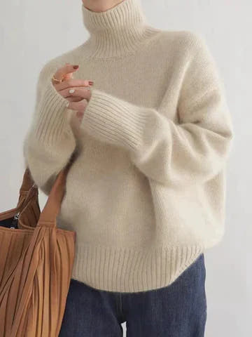Danna Luxe Cashmere Turtleneck Sweater
