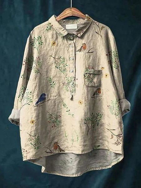 Lila - Elegant Floral Blouse
