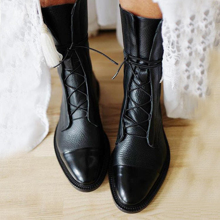 Ella Leather Boot with Comfort and Style