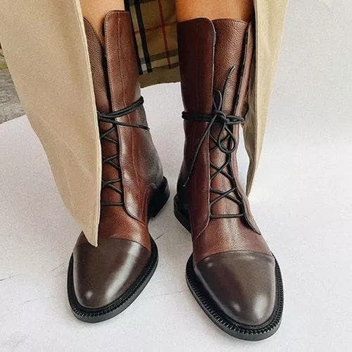 Ella Leather Boot with Comfort and Style