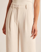 Tailored Wide-Leg Pants