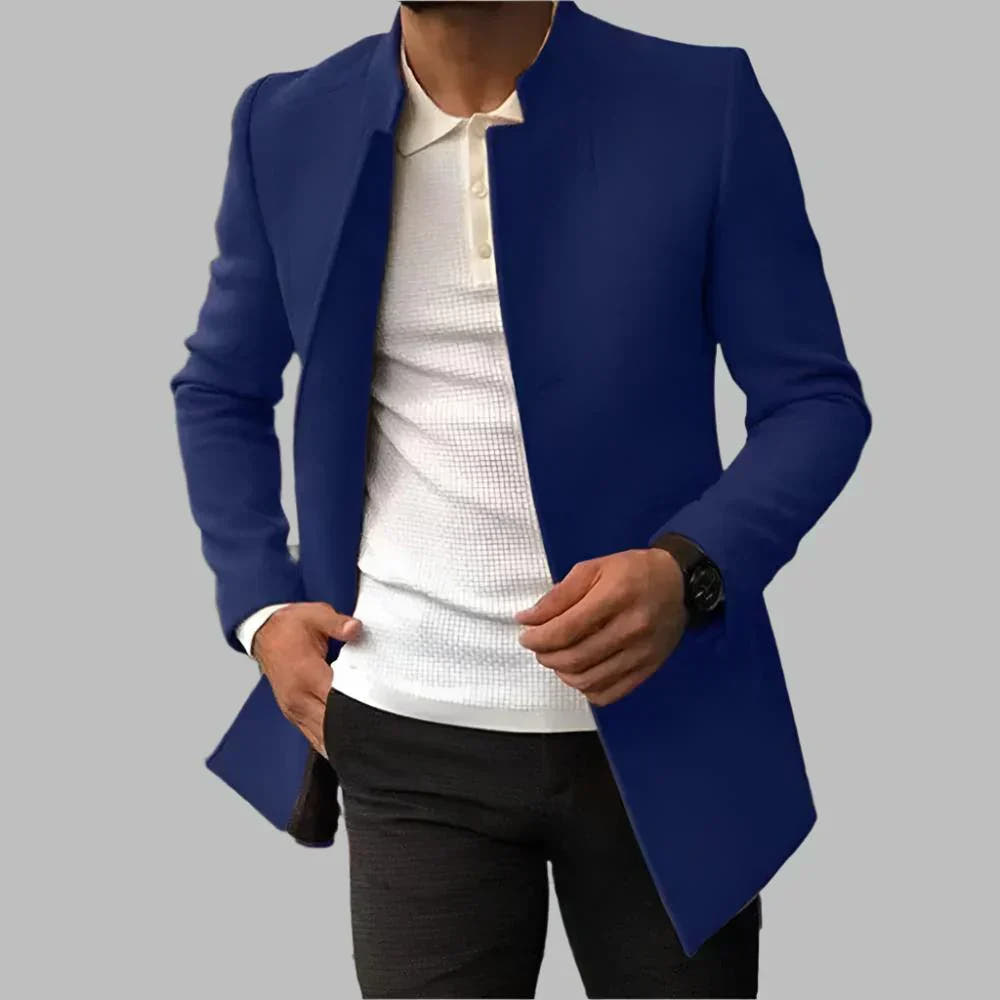 Stefano - Solid Color Men's Coat