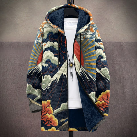 Arabella Japanese Art Design Luxurious Cardigan