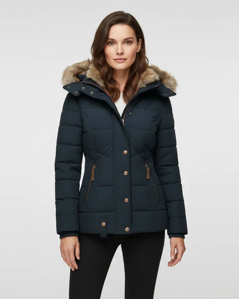 Kamryn | Insulated Hooded Fur-Lined Coat