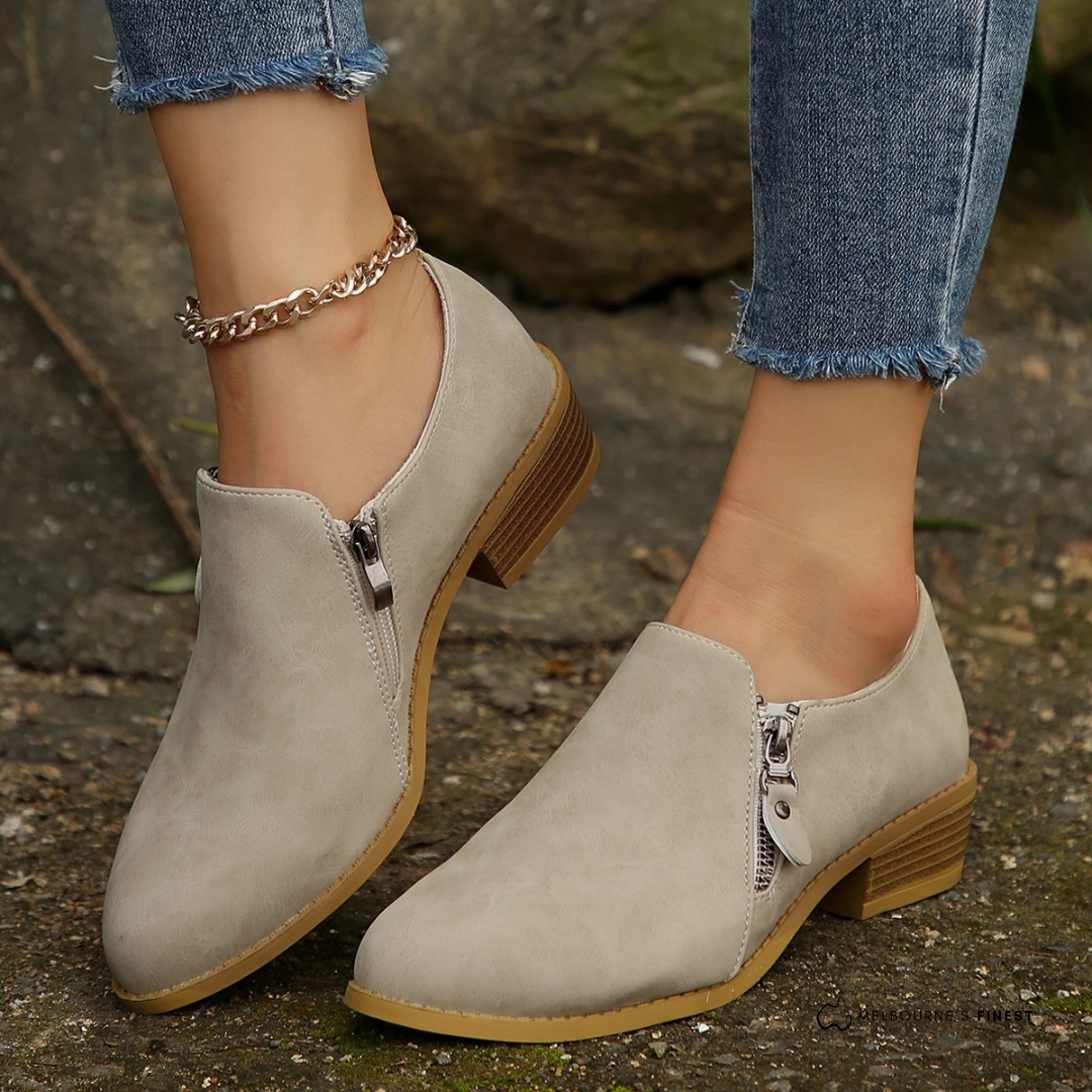 Loly - Side Zipper Orthopedic Boots