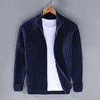 Jacob - Ribbed Zip Pullover Sweater