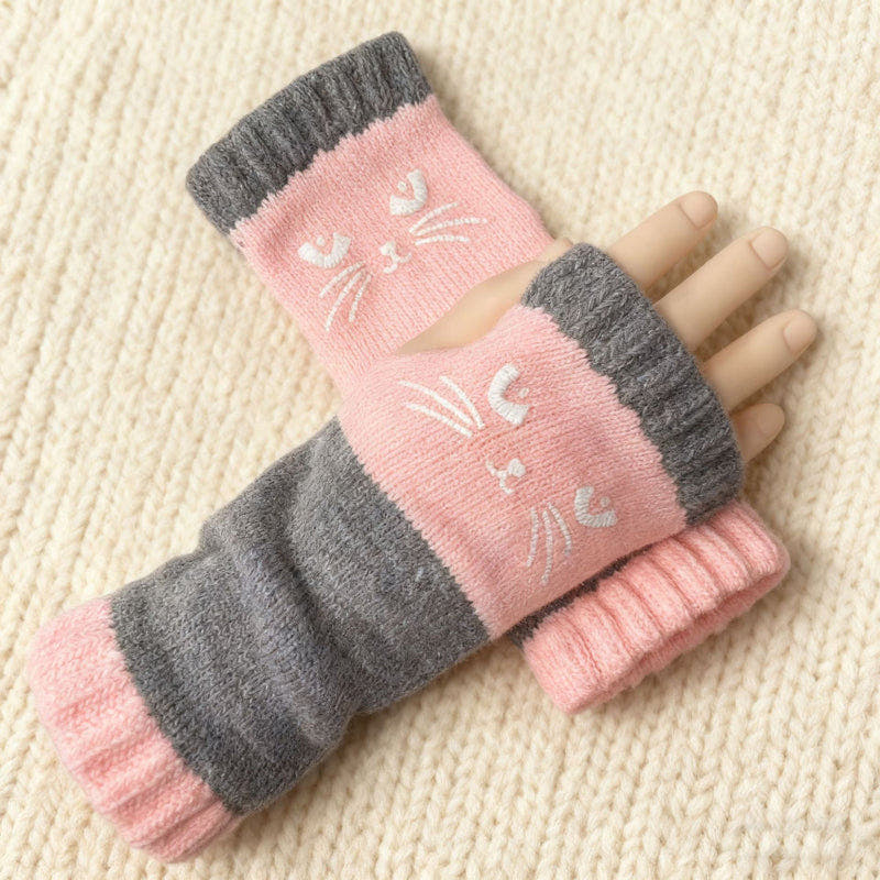 CuddleClaw Gentle-Heat Open-Finger Gloves