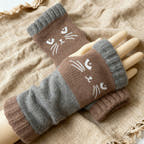 CuddleClaw Gentle-Heat Open-Finger Gloves