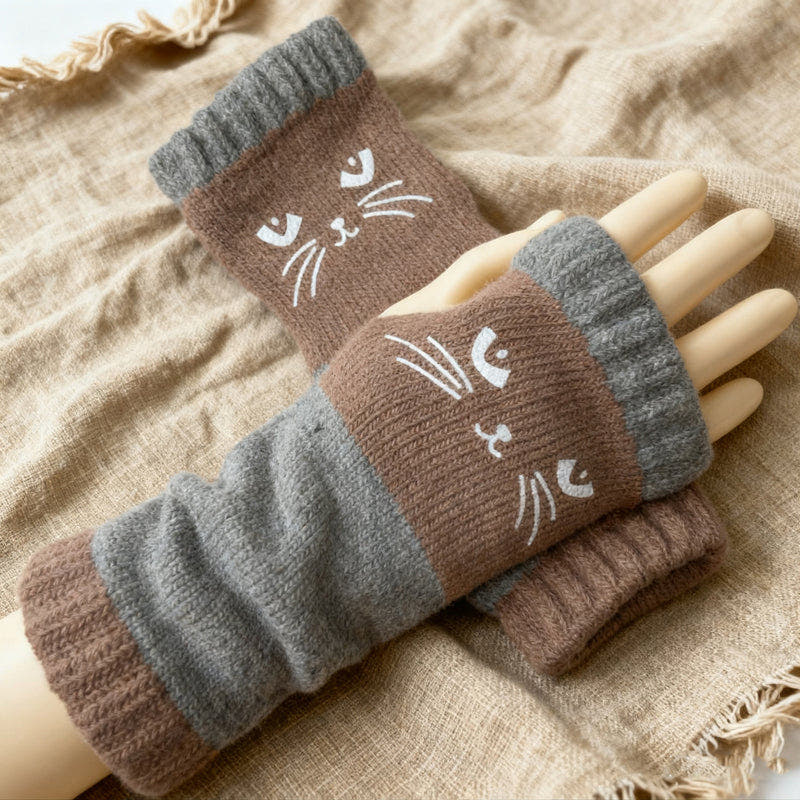CuddleClaw Gentle-Heat Open-Finger Gloves