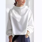 Alaya Loose-Fitting High-Neck Top