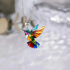Ashlee | Hummingbird Necklace for Women with Vibrant Detail