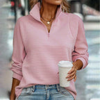 Suzanne - Half-Zip Detailed Pullover