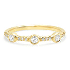 Tahlia | Vintage Gold Zirconia Ring for Women for Flawless Elegance