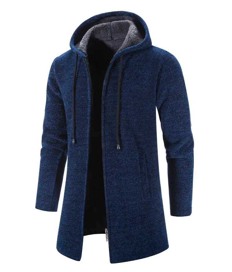 Oliver Warm-Lined Zip Hooded Cardigan