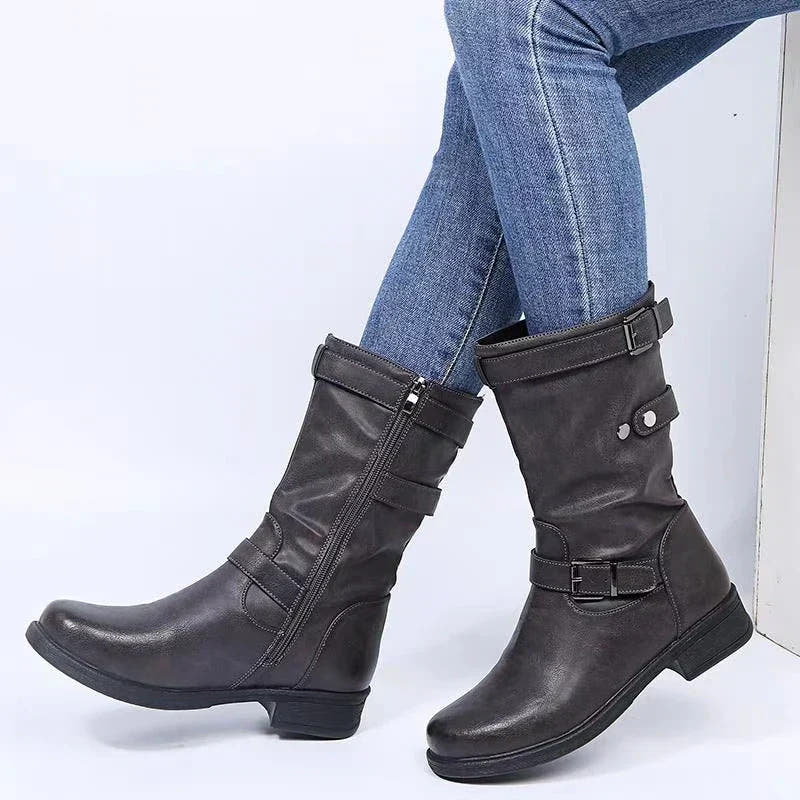 Lena Orthopedic Boot with Adjustable Fit and Easy Zipper